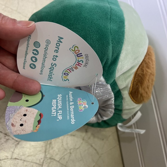 Squishmallow Flip A Mallows 8" Austin and Bernardo/Avocado, Burrito NWT Plush - Picture 7 of 10